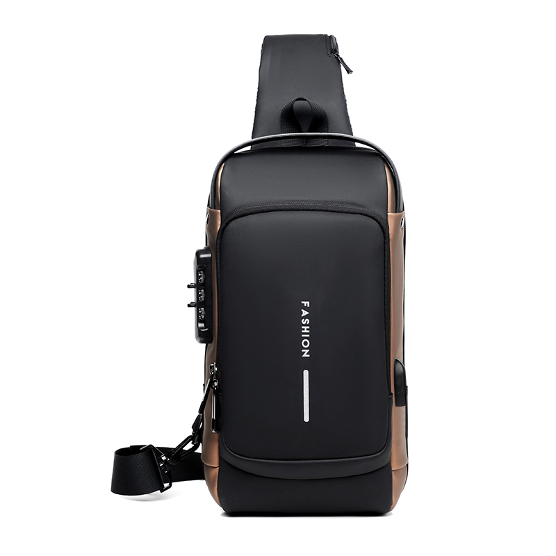 Travel Accessories For Men - Sac à bandoulière multifonctionnel antivol USB