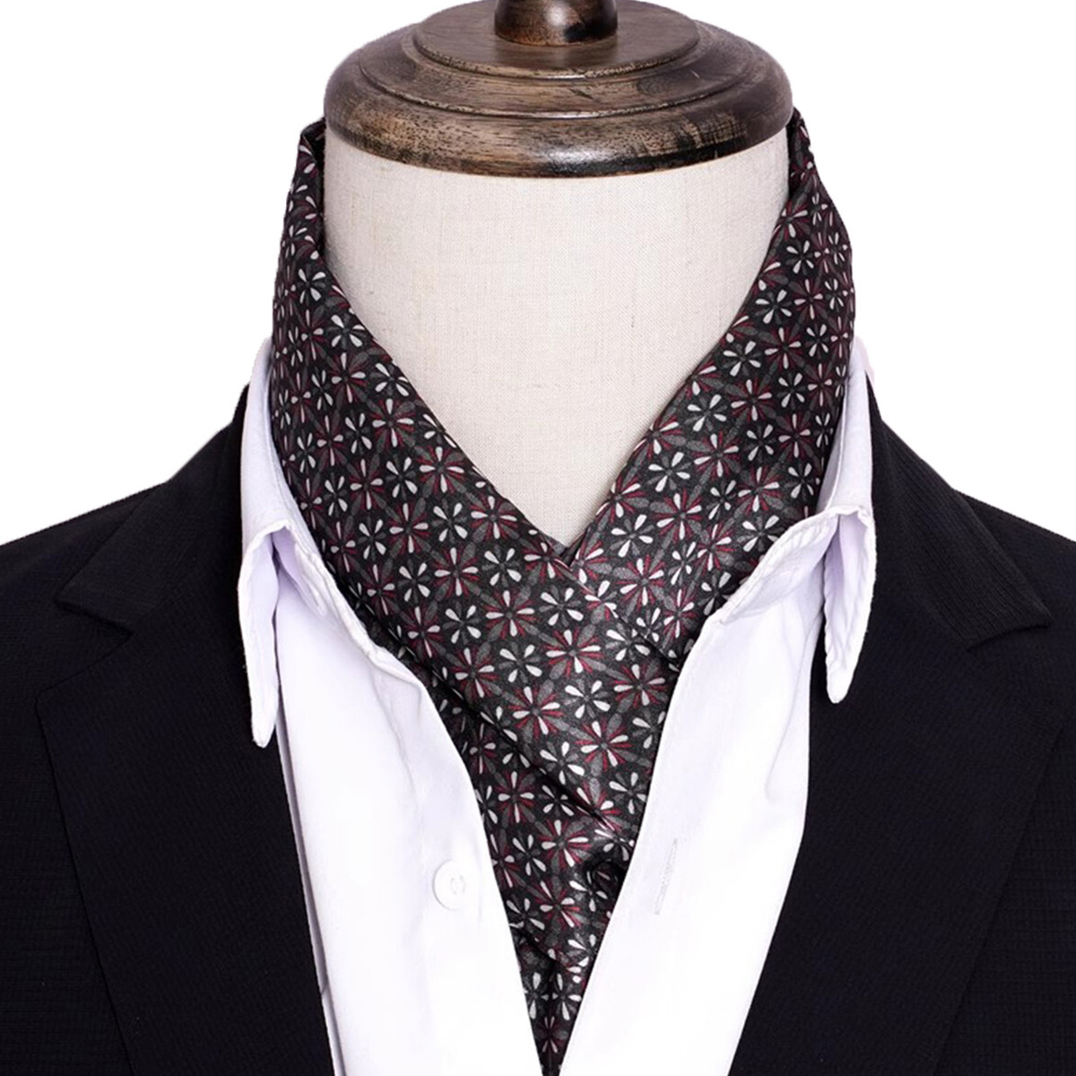 Travel Accessories For Men - Nouveau foulard en soie à rayures