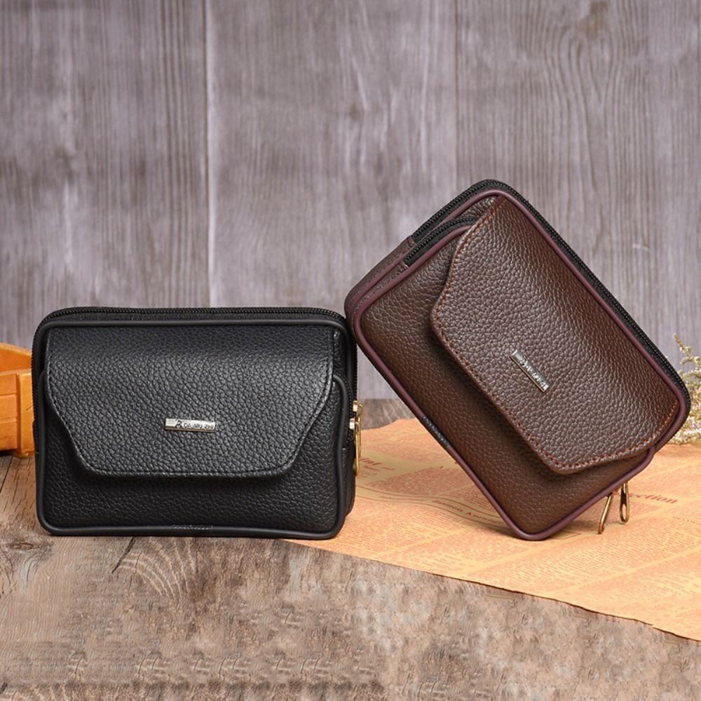 Travel Accessories Leather - Sac banane décontracté en cuir PU