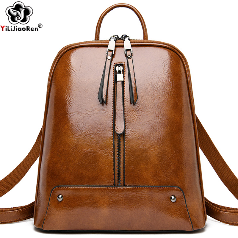 Travel Accessories Leather - Sac à Dos en cuir pour