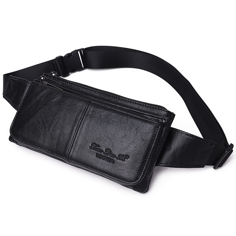 Travel Accessories Leather - Sac banane pour homme en cuir