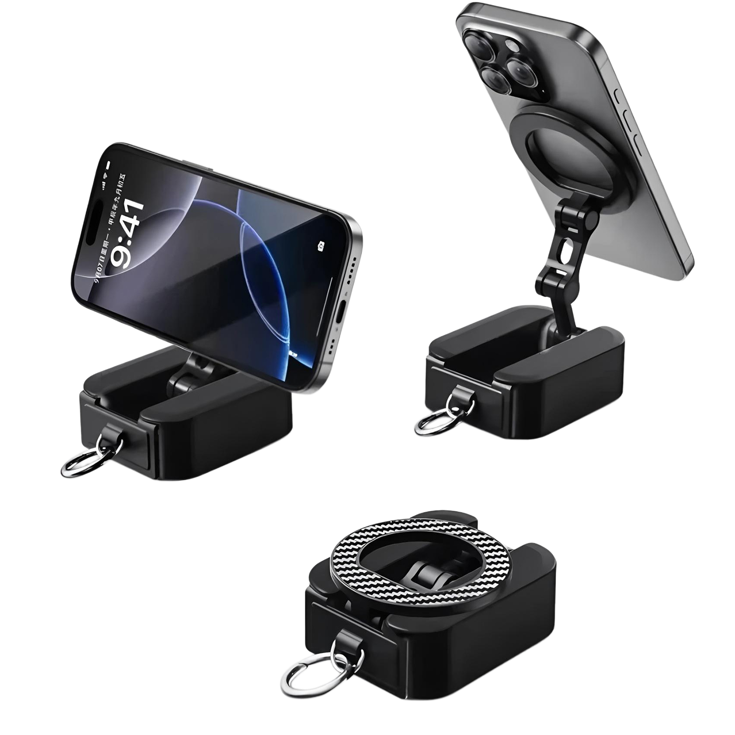 Phone Holder Airplane - Support de téléphone magnétique pliable et