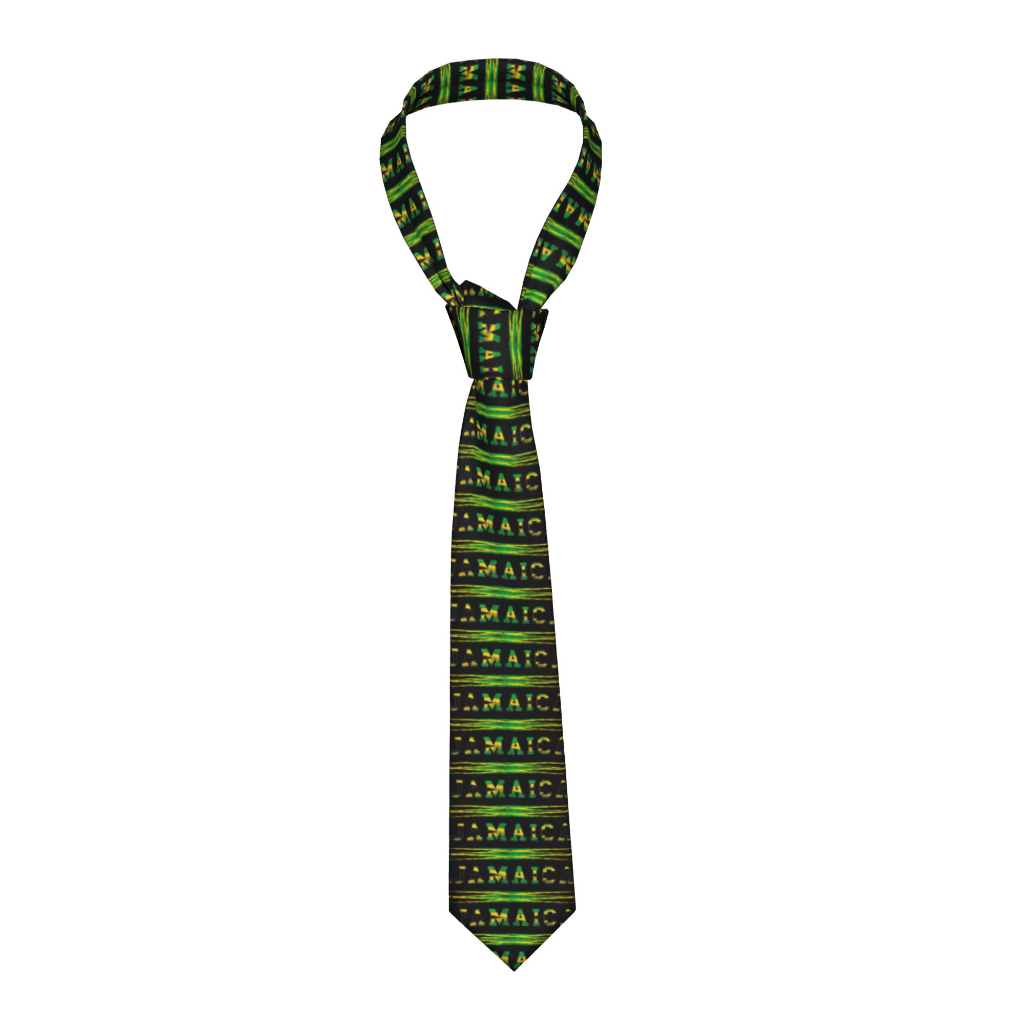 Travel Accessories For Jamaica - Cravate pour homme, thème Jamaïque, drapeau