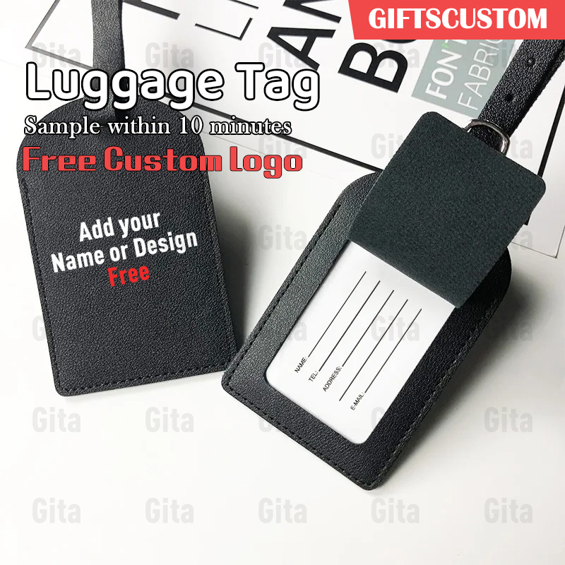 Travel Accessories Company - Étiquettes de bagages/étiquettes d'avion en cuir