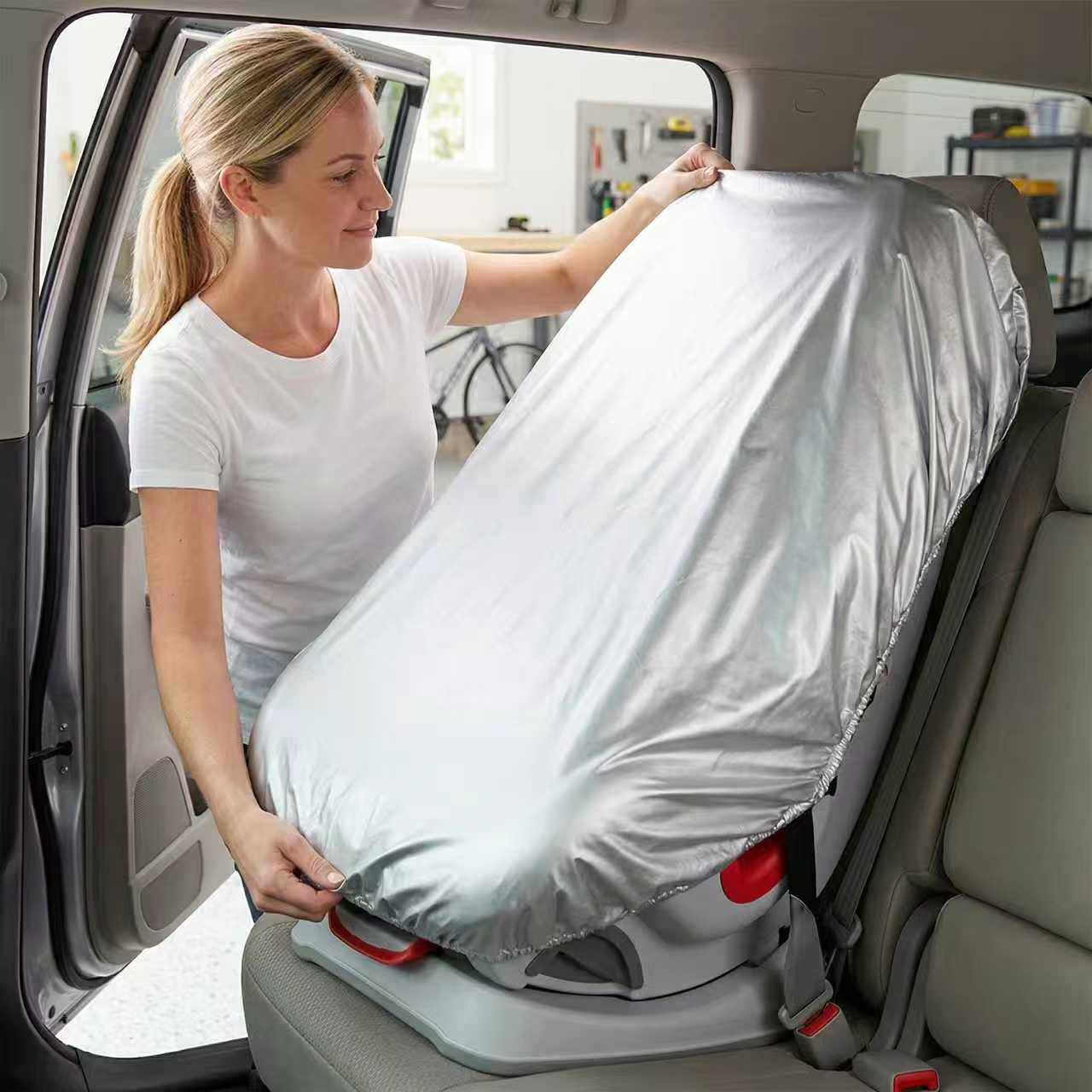 Travel Accessories For 2 Year Old - Pare-soleil argenté pour siège de voiture