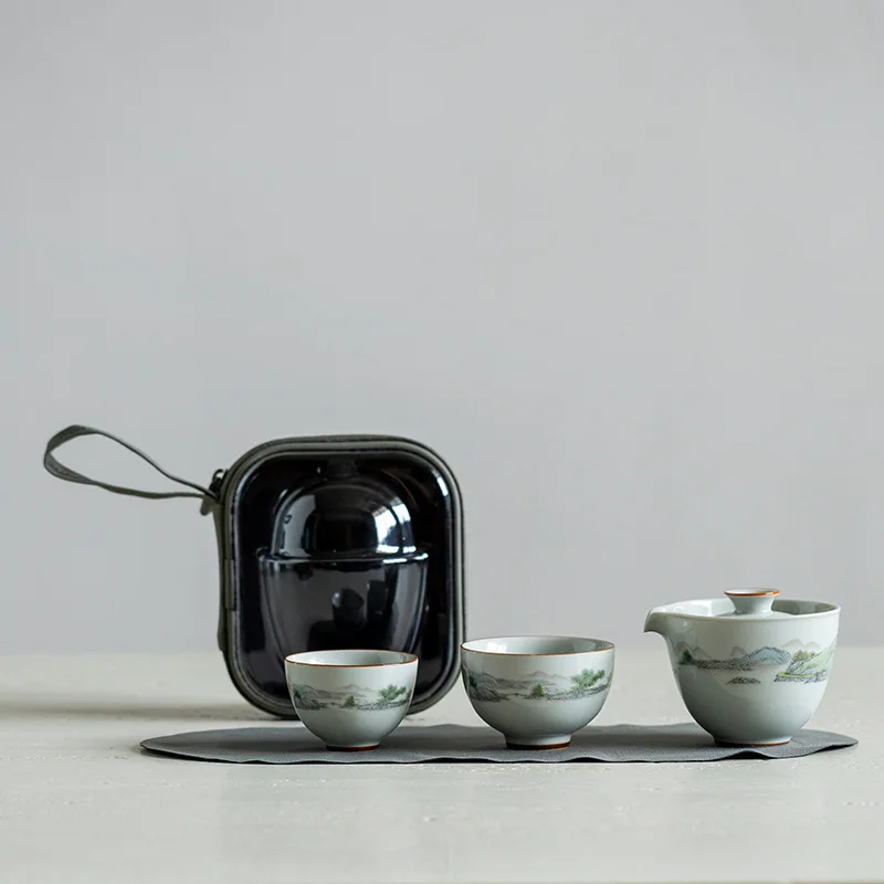 Travel Accessories Company - Ensemble à thé portable Shanshui One