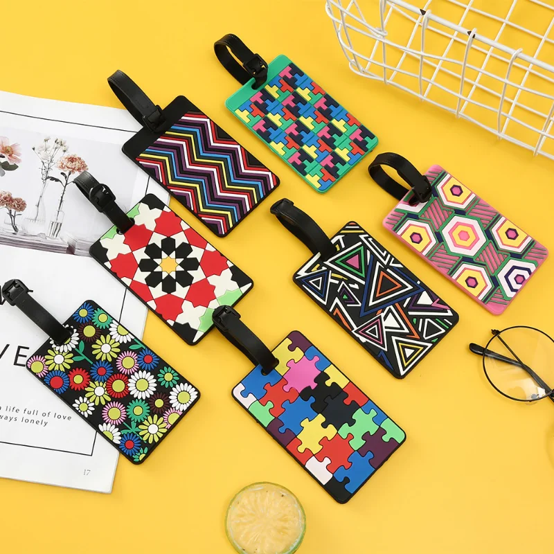 Travel Accessories Designer - Étiquette de bagage à motif de