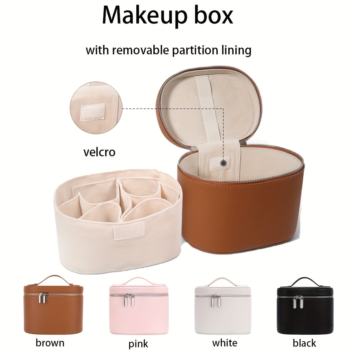 Travel Accessories Leather - Grande trousse de maquillage en cuir