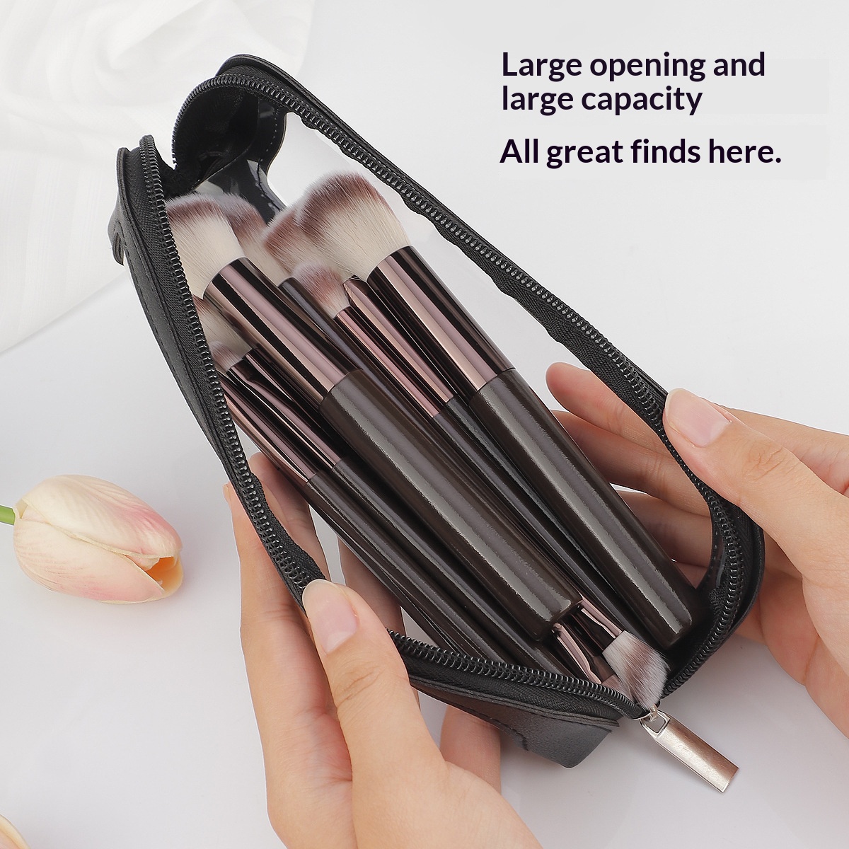 Petite trousse de maquillage d - Travel Accessories Leather avis et prix