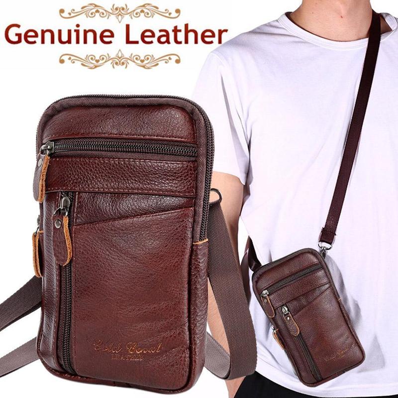 Sac à bandoulière en cuir véri - Travel Accessories Leather avis et prix