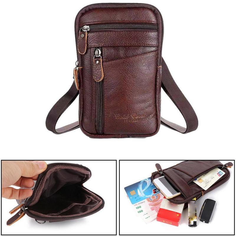 Sac à bandoulière en cuir véri - Travel Accessories Leather avis et prix