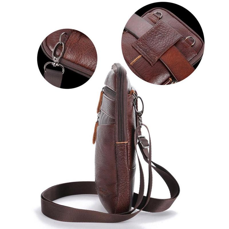 Sac à bandoulière en cuir véri - Travel Accessories Leather avis et prix