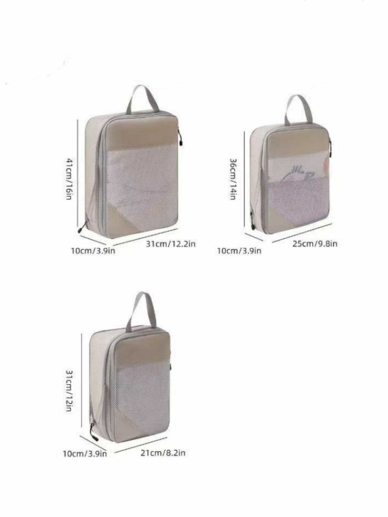 Ensemble de 3 sacs de rangemen - Travel Accessories Organiser avis et prix