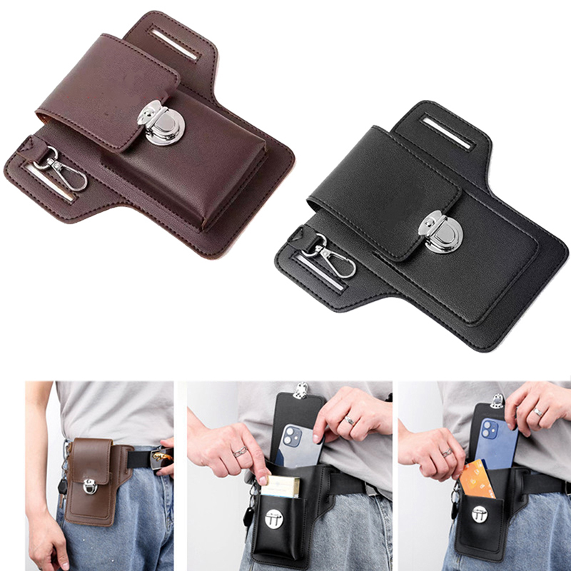 Sac banane en cuir PU multifon - Travel Accessories Leather avis et prix