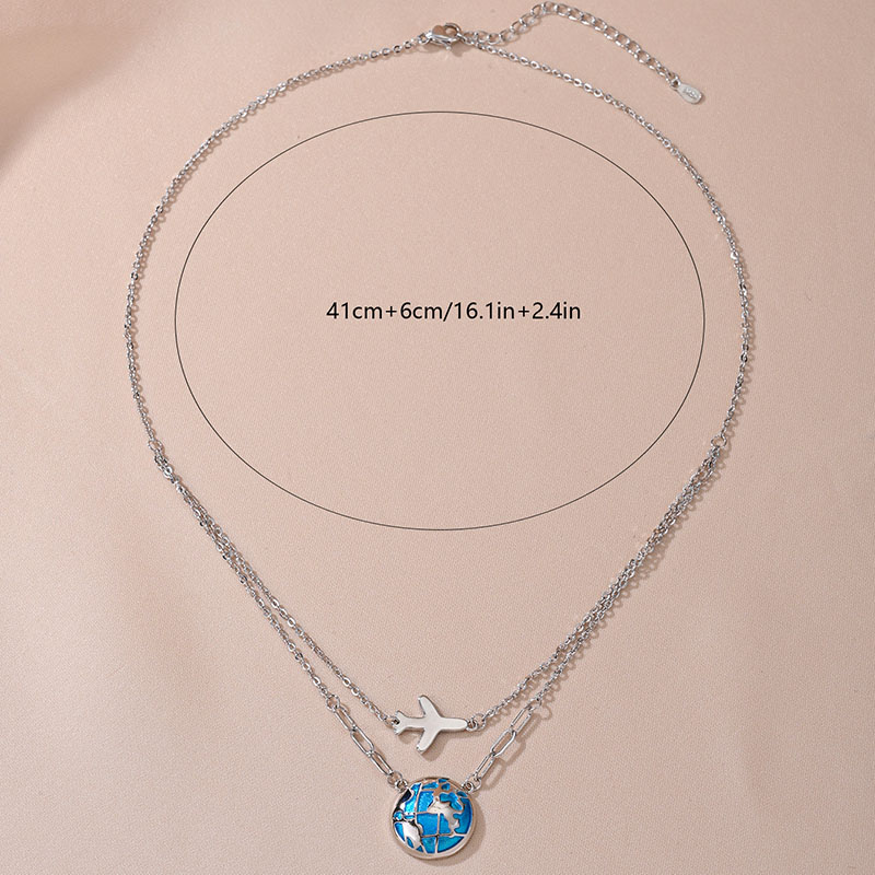 Collier pendentif double JOGlo - Travel Accessories Plane avis et prix