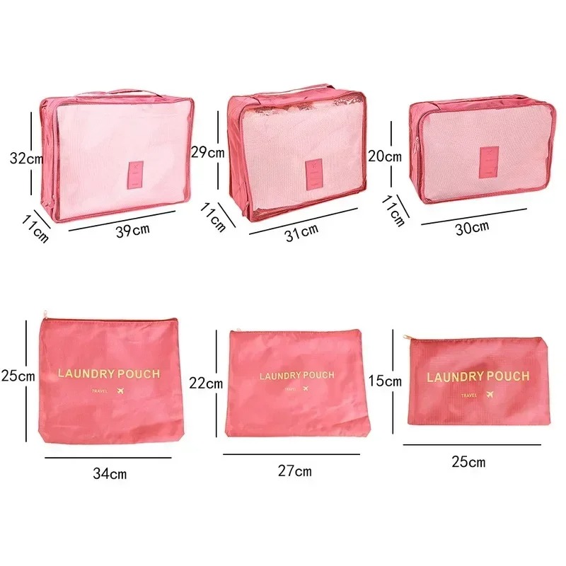 Ensemble de 6 sacs de rangemen - Travel Accessories Organiser avis et prix