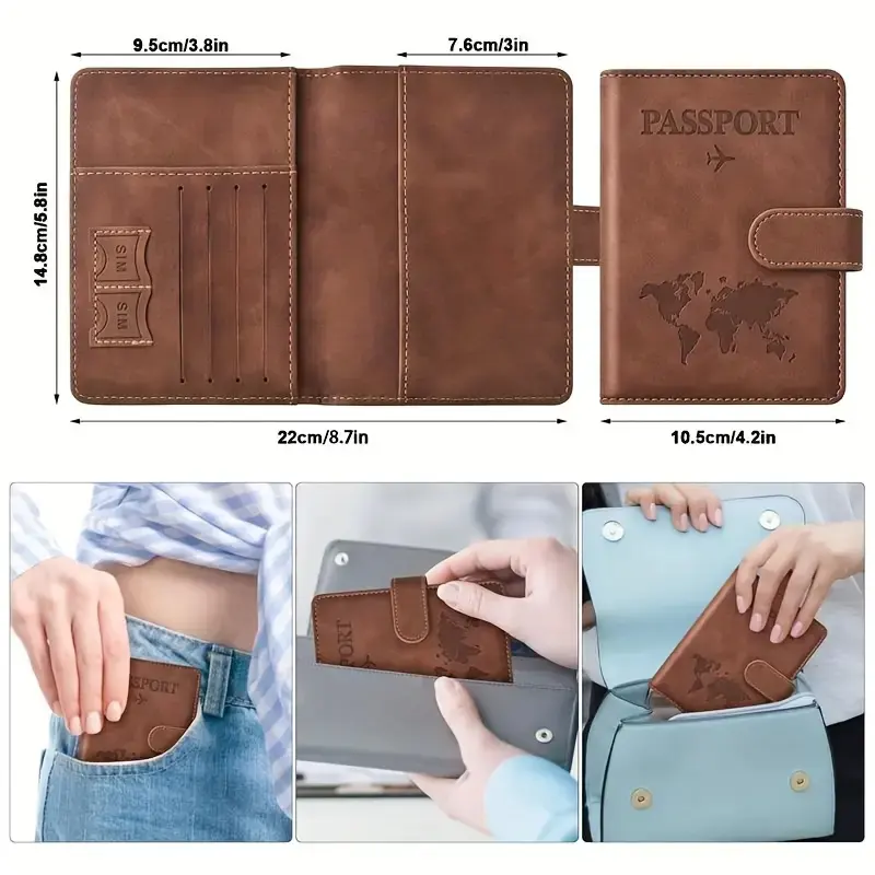 Porte-passeport de voyage unis - Travel Accessories Designer avis et prix