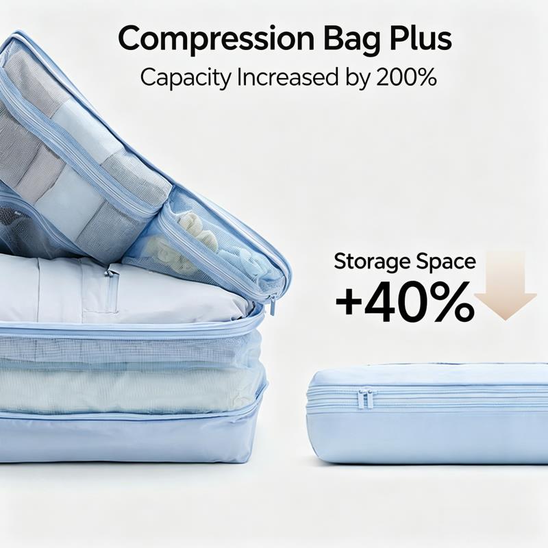Sacs de compression 5-en-1 pou - Travel Accessories Organiser avis et prix